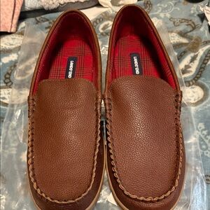 Lands' End Men's Chestnut Slip-On Loafers